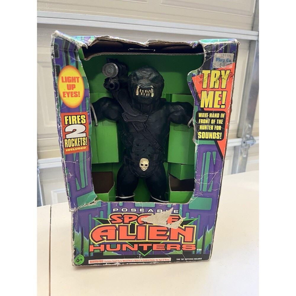 1994 Trendmasters Space Alien Hunters Electronic Alien Figure New Hunter!